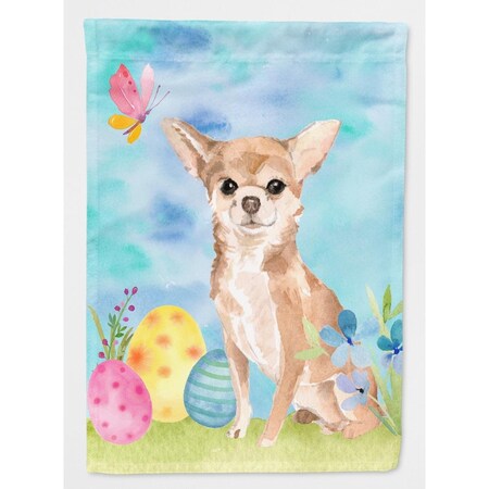 Carolines Treasures Chihuahua Easter Flag Canvas - House Size BB9621CHF